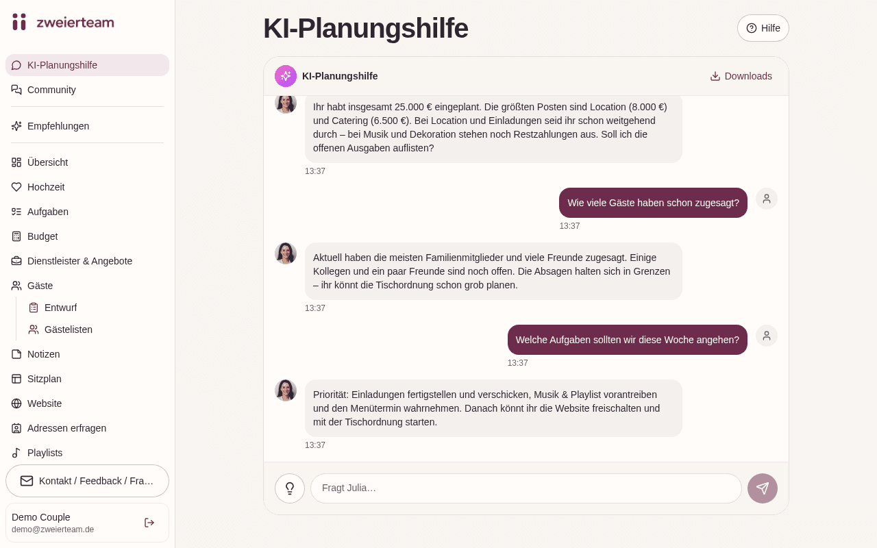KI-Planungshilfe