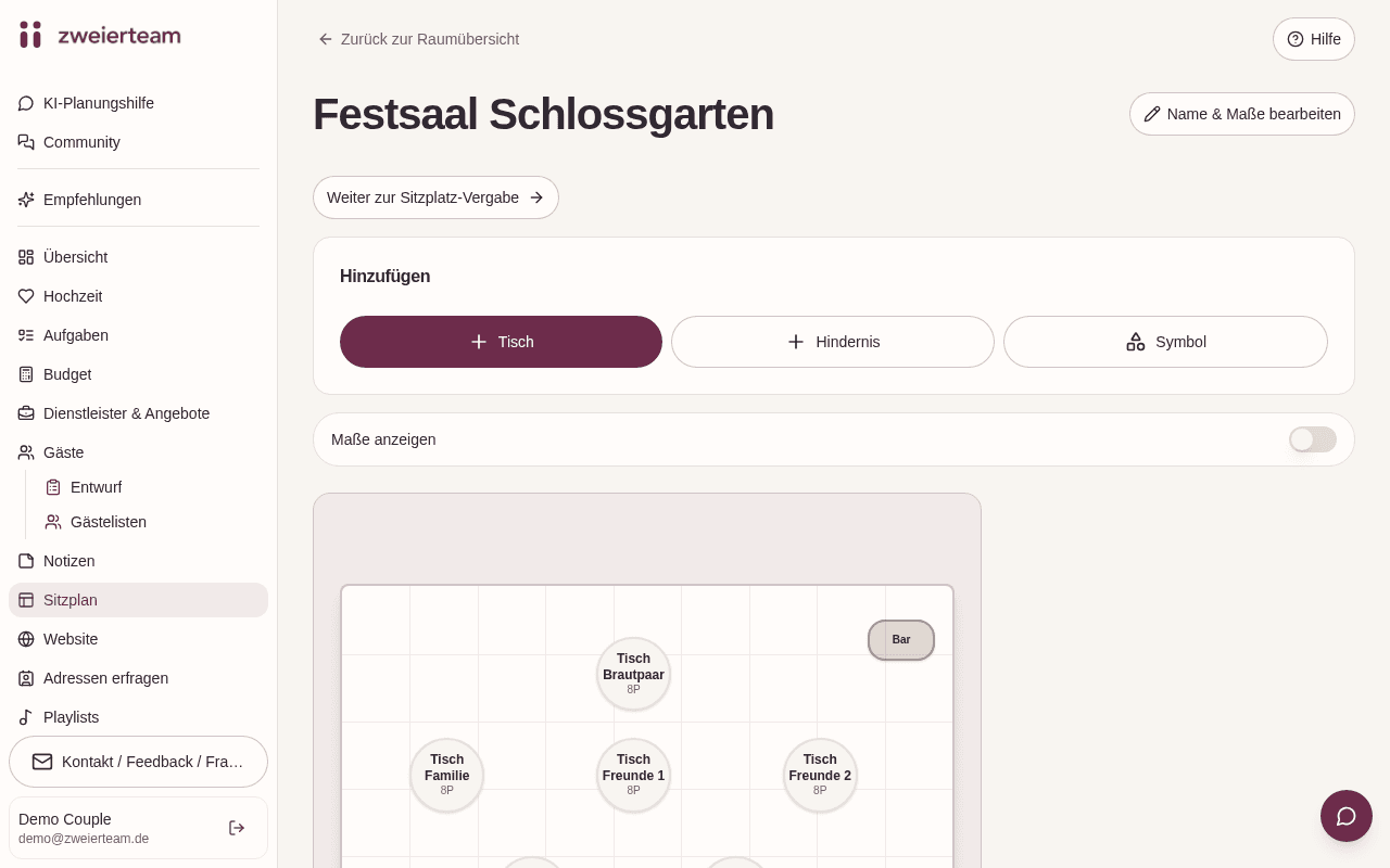 Sitzplan-Designer