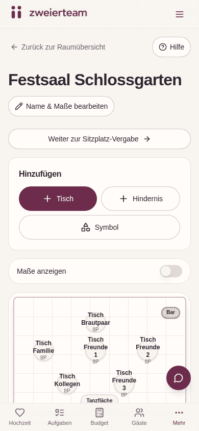 Sitzplan-Designer