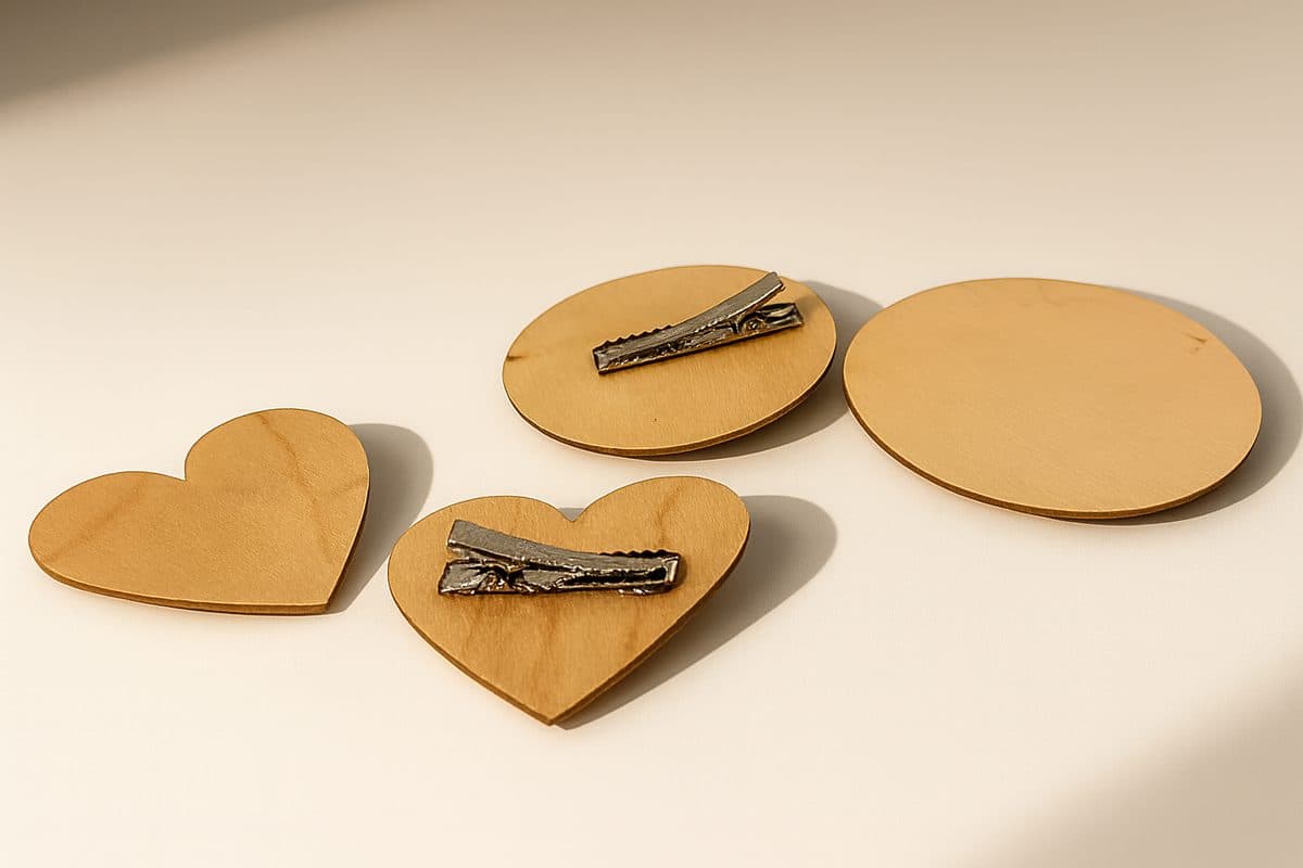 Holz-Abstimm-Anstecker mit NFC-Chips